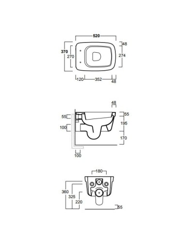 Унитаз подвесной Simas Evolution EVO18bi