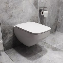 Комплект унитаза с инсталляцией AM.PM Inspire 2.0 CK50GD с сиденьем Микролифт с клавишей смыва Хром с гигиеническим душем и аксессуарами для ванной к