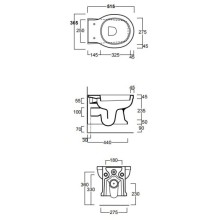 Унитаз подвесной Simas Londra LO918bi