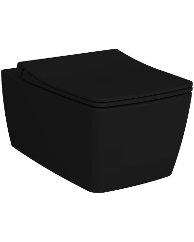 Унитаз Vitra Metropole 7672B083-0101 подвесной Черный матовый без сиденья