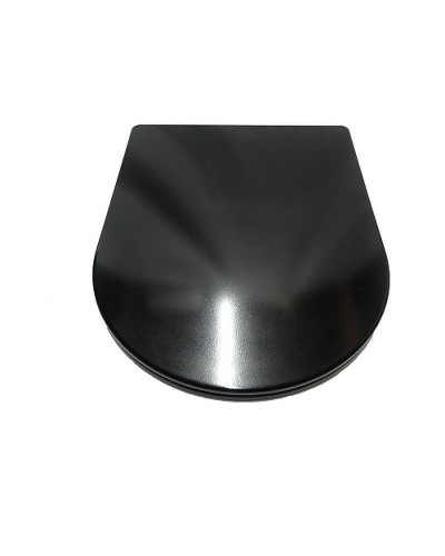 Унитаз CeramaLux NS-5178-18 подвесной Черный с сиденьем Микролифт