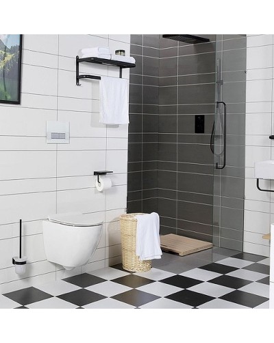 Унитаз CeramaLux CL2196-1 подвесной Белый с сиденьем Микролифт