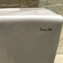 Унитаз CeramaLux CL2196-1 подвесной Белый с сиденьем Микролифт