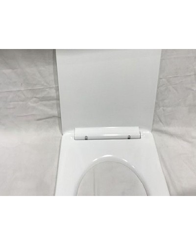 Унитаз CeramaLux CL2196-1 подвесной Белый с сиденьем Микролифт