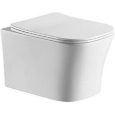 Унитаз CeramaLux 2618E подвесной с сиденьем Микролифт