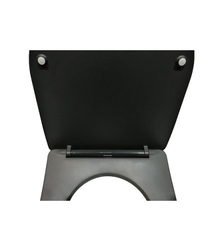 Унитаз CeramaLux B2330-2MDH подвесной Серый матовый с сиденьем Микролифт