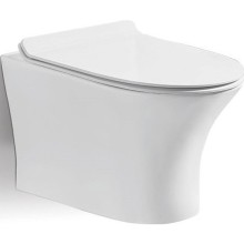 Унитаз CeramaLux 2617Е подвесной с сиденьем Микролифт