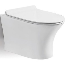 Унитаз CeramaLux 2617Е подвесной с сиденьем Микролифт