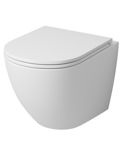 Унитаз Grossman GR-4455MS подвесной Белый матовый с сиденьем Микролифт