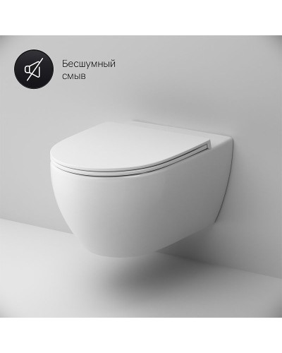 Унитаз AM.PM Awe C111700WH подвесной без сиденья