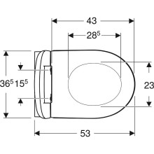 Унитаз Geberit iCon 500.784.01.1 с сиденьем