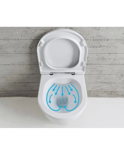 Унитаз подвесной безободковый Globo 4ALL MDS03.bi