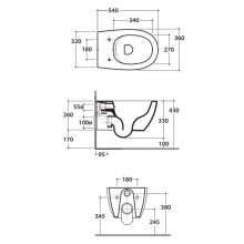 Унитаз подвесной безободковый Globo 4ALL MDS03.bi