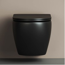 Унитаз Ceramica Nova Metropol CN4002MB подвесной Черный с сиденьем Микролифт