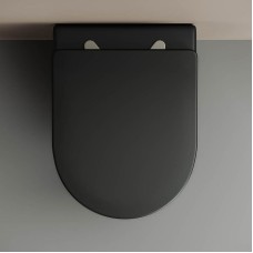 Унитаз Ceramica Nova Metropol CN4002MB подвесной Черный с сиденьем Микролифт
