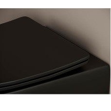 Унитаз Ceramica Nova Metropol CN4002MB подвесной Черный с сиденьем Микролифт