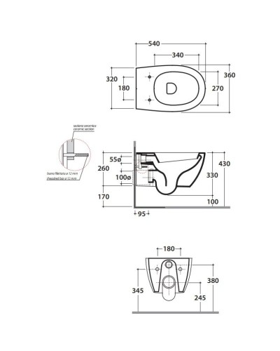 Унитаз подвесной Globo 4ALL MDS02.bi