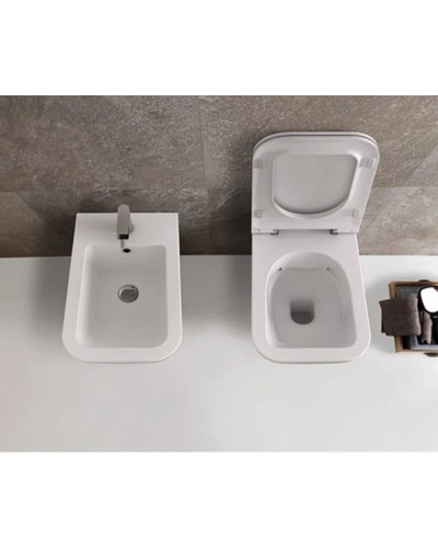 Унитаз подвесной безободковый Globo Stone STS05.bi