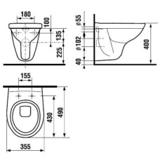 Унитаз подвесной Jika Lyra 8213720000001