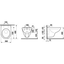 Унитаз подвесной Jika Lyra Plus 8233820000001