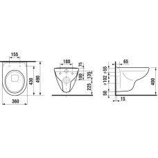Унитаз подвесной Jika Lyra Plus 8233820000001
