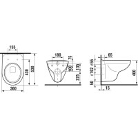 Унитаз подвесной Jika Lyra Plus 8233800000001