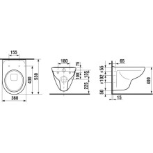 Унитаз подвесной Jika Lyra Plus 8233800000001