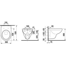 Унитаз подвесной Jika Lyra Plus 8233800000001