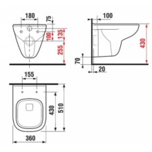 Унитаз подвесной Jika Olymp 8206100000001