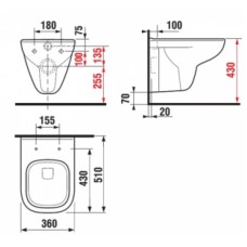 Унитаз подвесной Jika Olymp 8206100000001