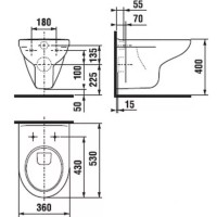 Унитаз подвесной Jika Olymp 8206110000001