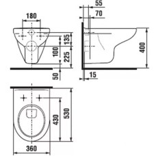 Унитаз подвесной Jika Olymp 8206110000001