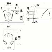 Унитаз подвесной Jika Tigo 8202130000001