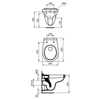 Унитаз подвесной Vidima Seva Fresh E406661