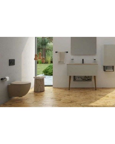 Унитаз Creavit Free FE320-11CM00E-0000 подвесной Капучино матовый без сиденья