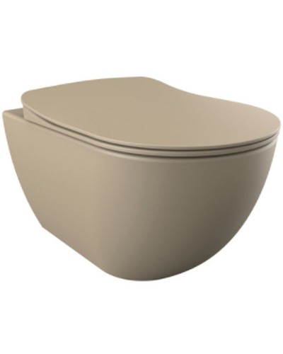 Унитаз биде Creavit Free FE320-00CM00E-0000 подвесной Капучино матовый без сиденья