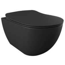Унитаз биде Creavit Free FE320-00SM00E-0000 подвесной Черный матовый без сиденья