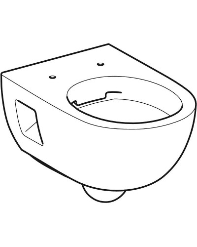 Унитаз Geberit Renova 203070000 подвесной без сиденья