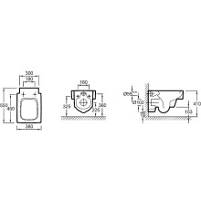 Унитаз Jacob Delafon Terrace EDA102-00 подвесной без сиденья