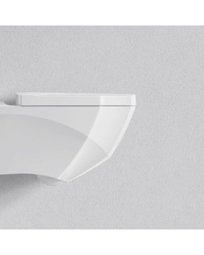 Подвесной унитаз с функцией биде с сиденьем микролифт Bien Fracture FRKA056GMVP1W3000