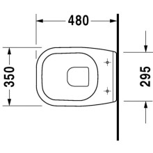 Подвесной унитаз Duravit D-Code 22110900002