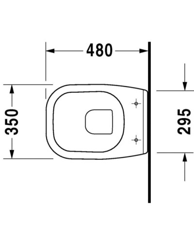 Подвесной унитаз Duravit D-Code 22110900002