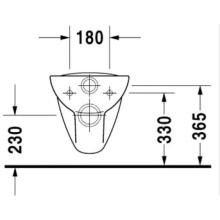 Подвесной унитаз с сиденьем Duravit D-Code 45351900A1