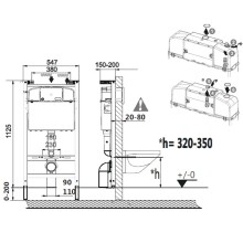 Комплект унитаза с инсталляцией Roca Meridian Rimless 893104990 с сиденьем Микролифт