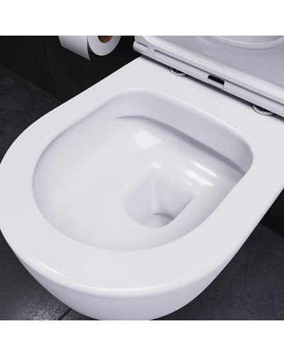 Унитаз Damixa Sirius DX86C1700SC подвесной с сиденьем Микролифт