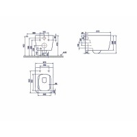Унитаз биде Boheme Zen 967-2-WM подвесной без сиденья