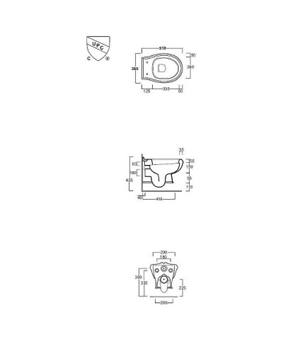 Унитаз Simas Arcade AR841bi rimless подвесной без сиденья