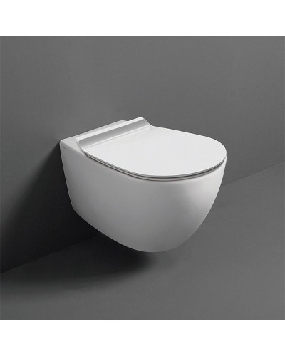 Унитаз Simas Vignoni VI18bi matt подвесной Белый матовый без сиденья