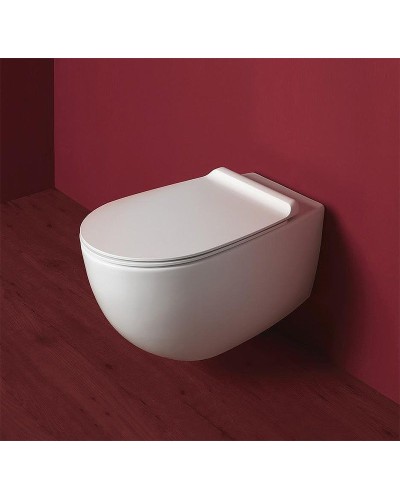 Унитаз Simas Vignoni VI18bi matt подвесной Белый матовый без сиденья