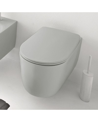 Унитаз Kerasan Nolita 531459 подвесной Grigio matt без сиденья